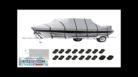 VEVOR T Top Boat Cover 24'-26' Waterproof Trailerable T-Top Boat Cover 600D Review