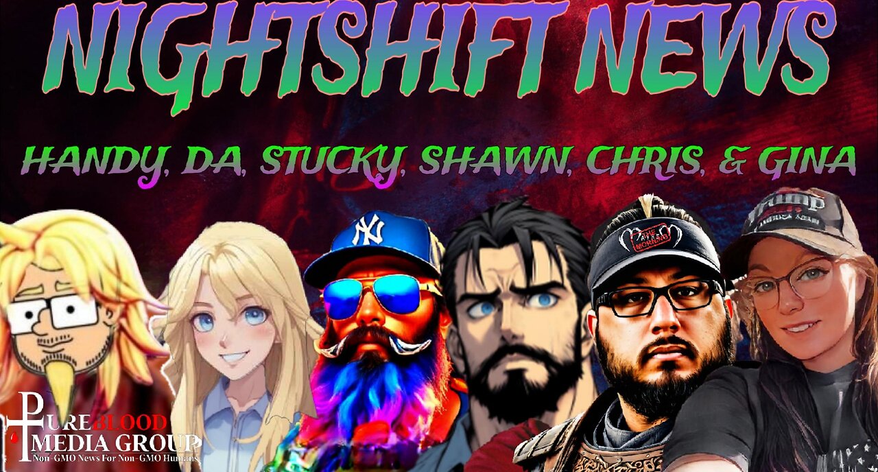 NIGHTSHIFT NEWS WITH HANDY, DA ,STUCKY , SHAWN , CHRIS, AND GINA. I'M GONNA C.U.M. STREAM