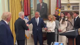 RFK Jr has officially been sworn in