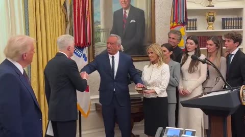 RFK Jr has officially been sworn in