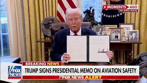 President Trump orders an immediate review of aviation safety
