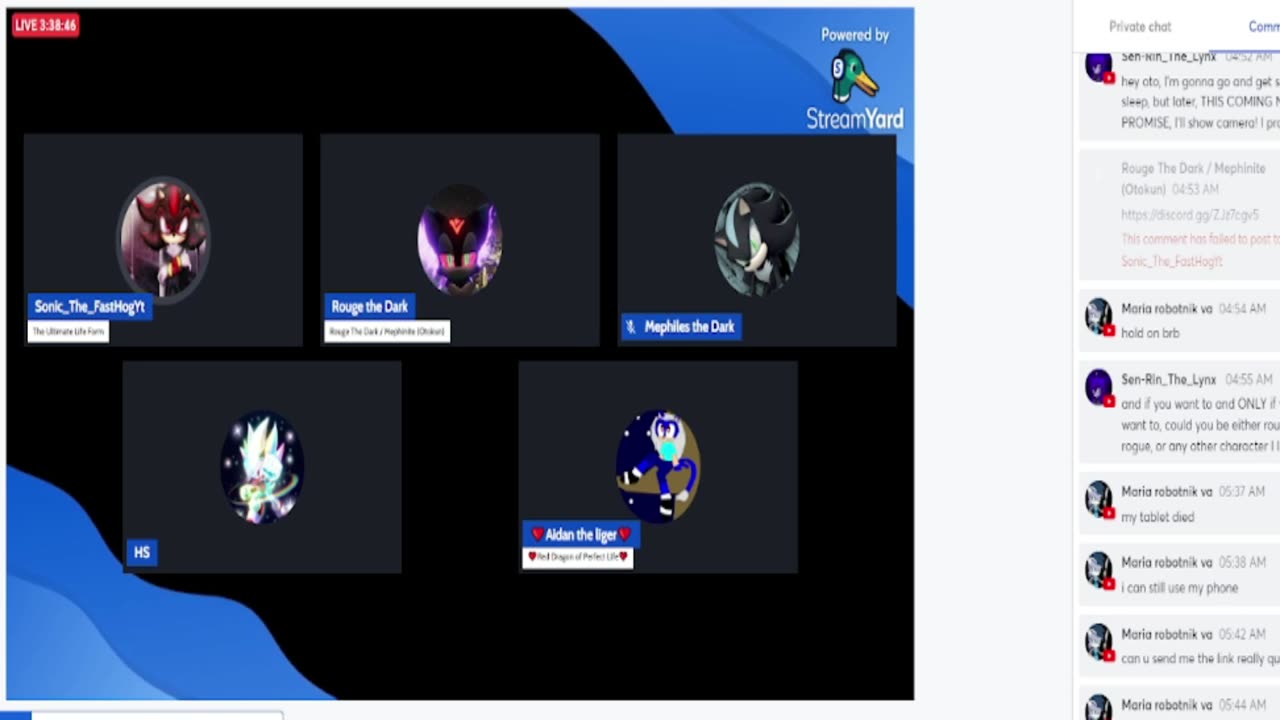 SonictheFastHodge live stream P14