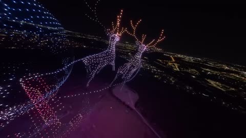 5,000 Drone Christmas Light Show! (GUINNESS WORLD RECORD)