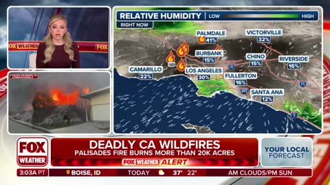 Deadly California Wildfires Continue To Rage Across Los Angeles Area