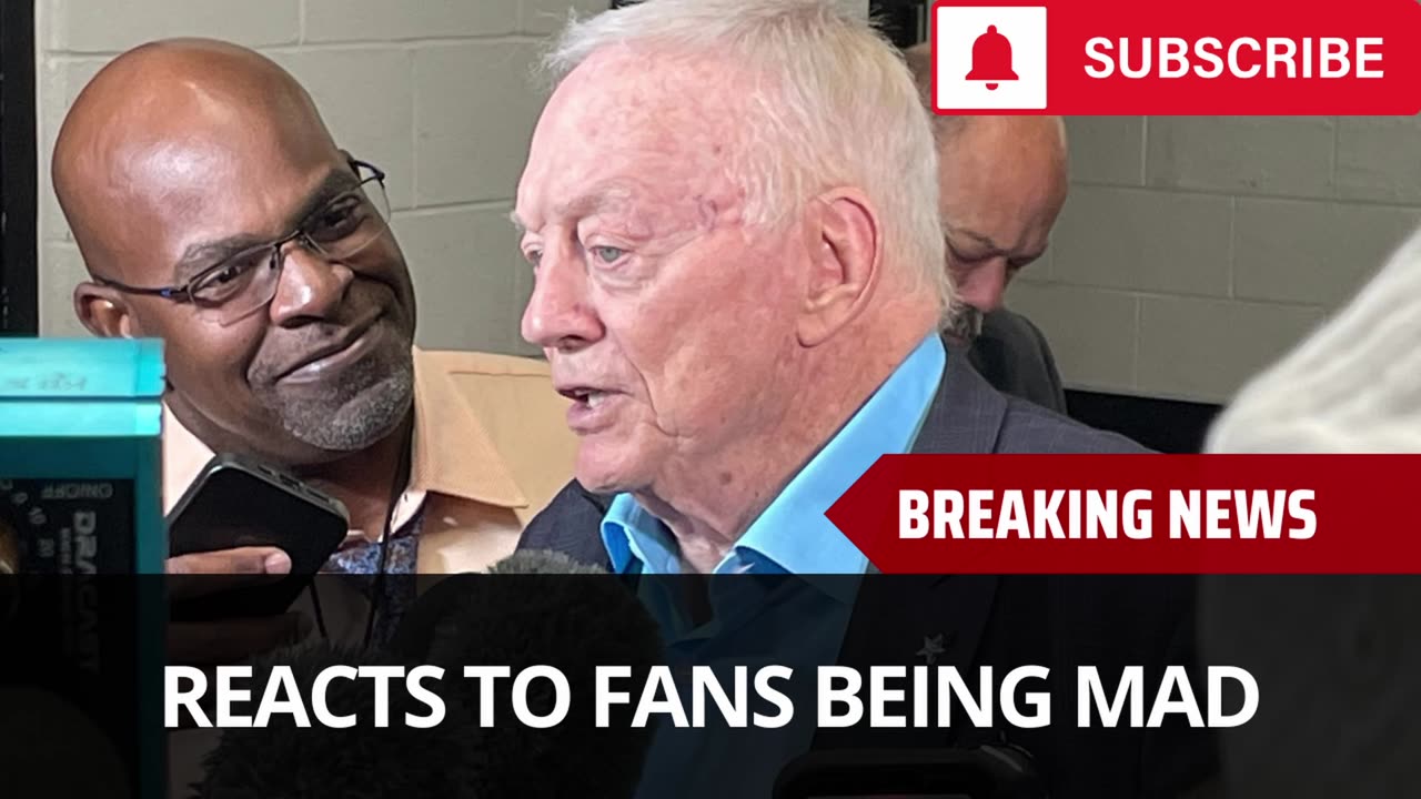 Jerry Jones Reacts To Fans Being Mad At Him