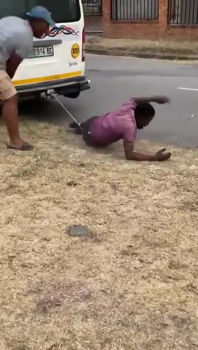 blk dude punished for stealing