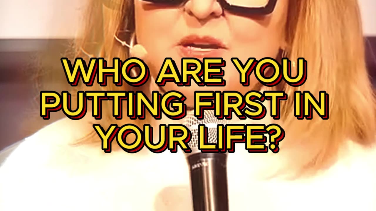 WHO ARE YOU PUTTING FIRST IN YOUR LIFE?