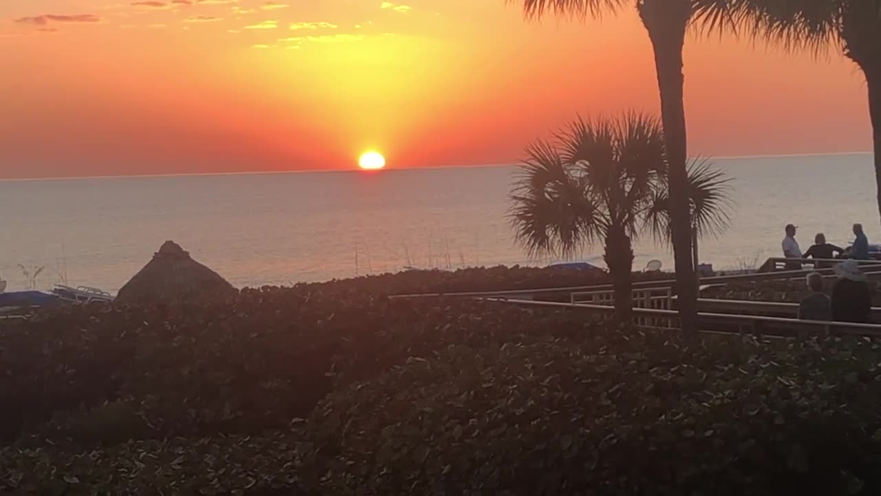 February 16, 2022 - A Gorgeous Sunset at Longbeat Key, Florida