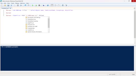 Retrieve and Export Active Directory Group List with PowerShell