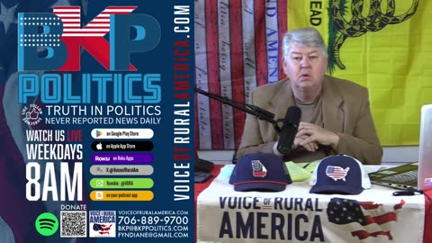 LIVESTREAM - Wednesday February 26, 2025 - 8:00am ET - Voice of Rural America with BKP