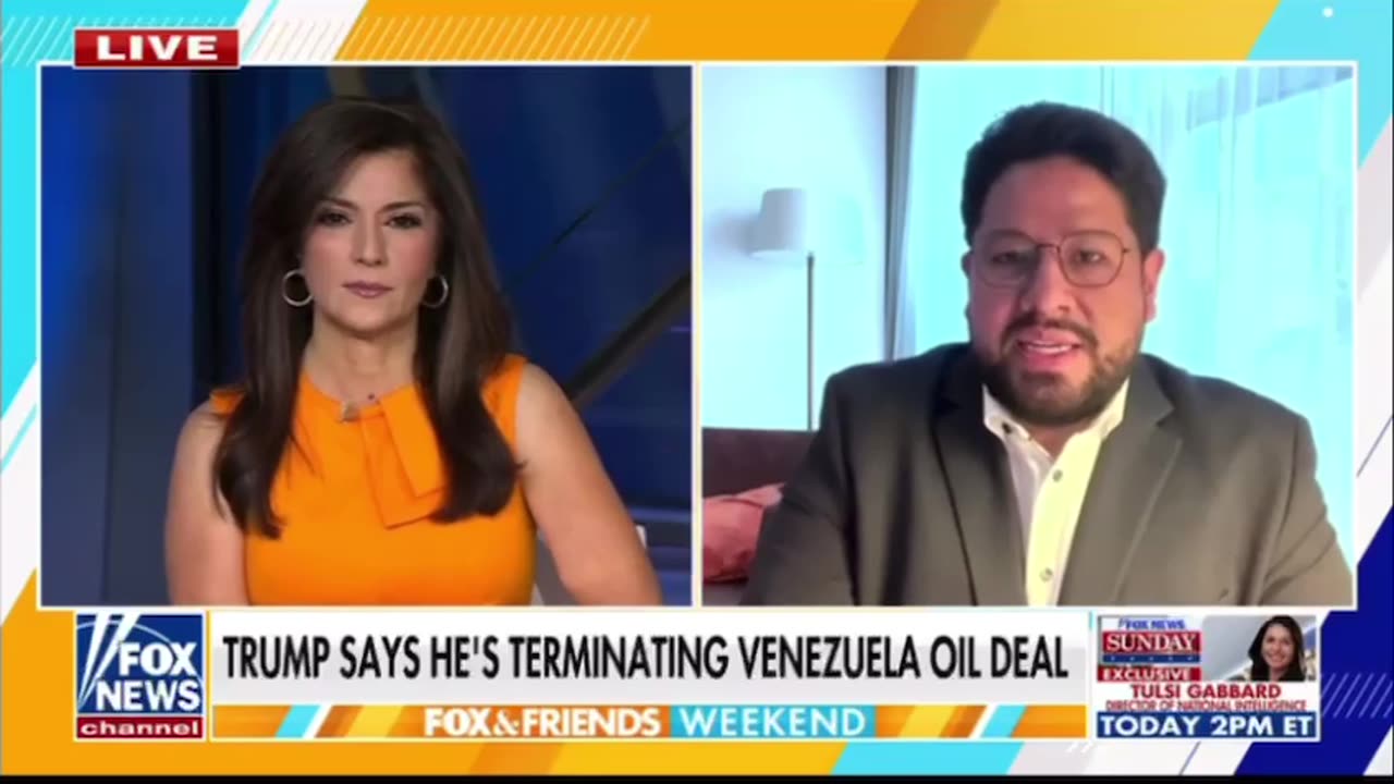 President Trump terminating Venezuela oil deal