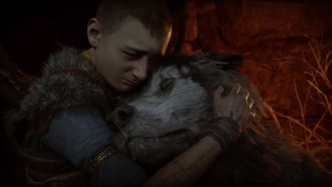 Really feel sad for Atreus and Fenrir here.