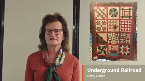 Quilt - Underground Railroad by Betty Baker