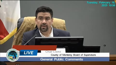 MONTEREY COUNTY BOARD OF SUPERVISORS 2/18/25: STOP THE SHOT!