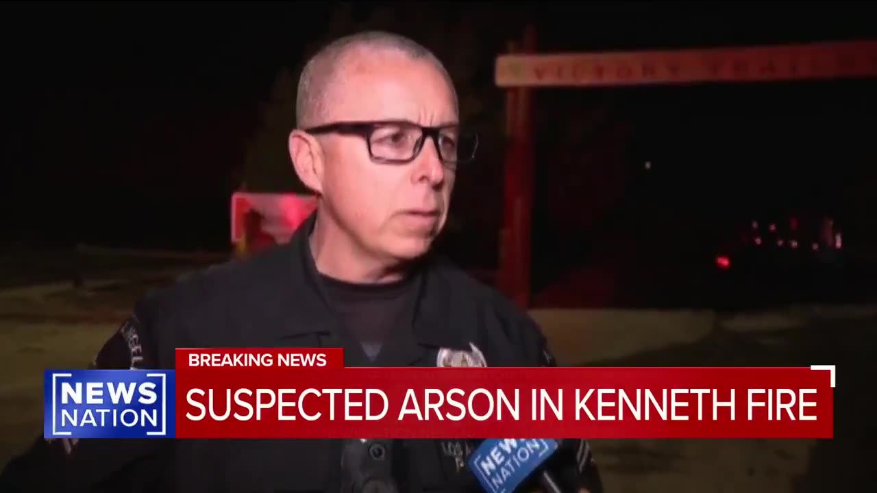 California Kenneth fire suspected arsonist caught & detained by citizens 1/9/25