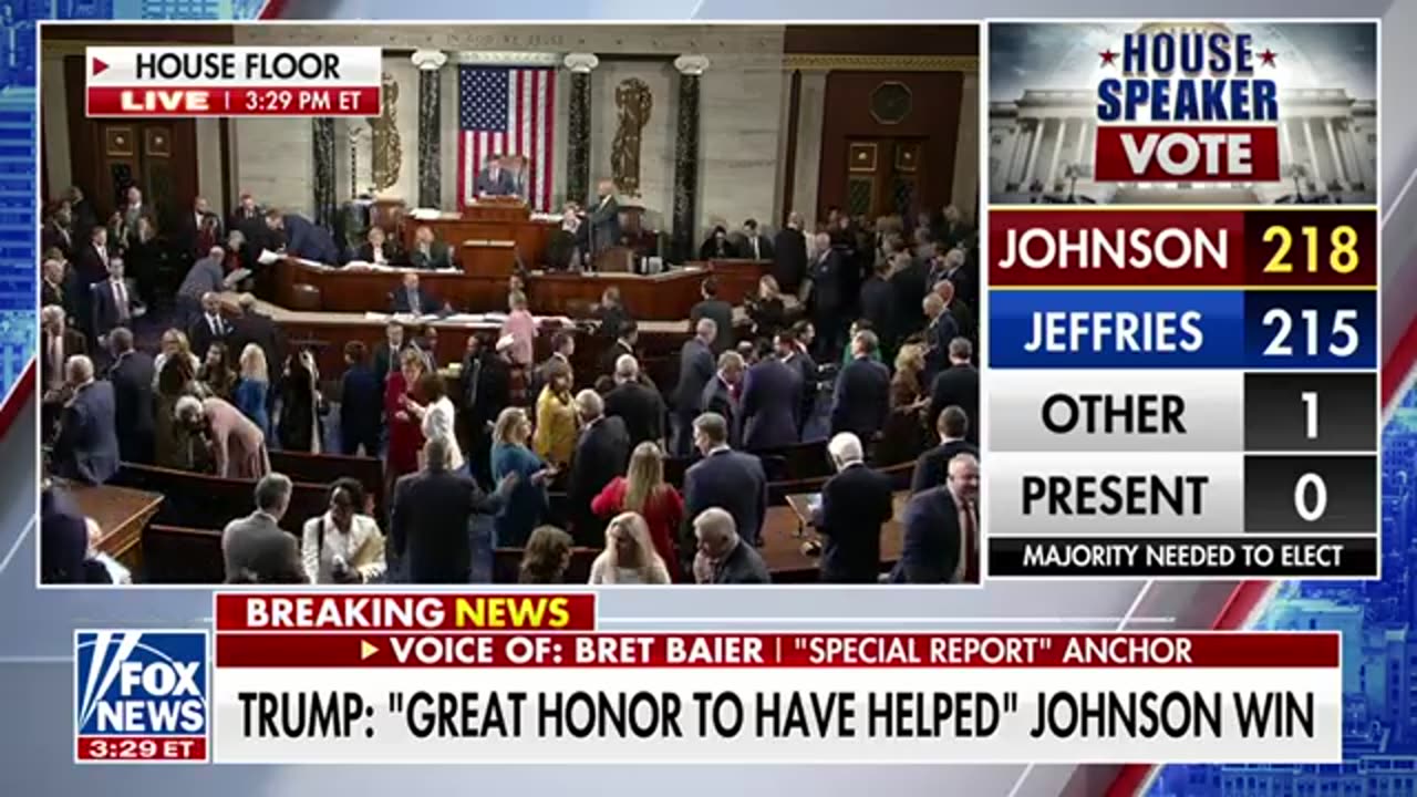 Trump reacts to Speaker Johnson's re-election victory: 'Make America Great Again'