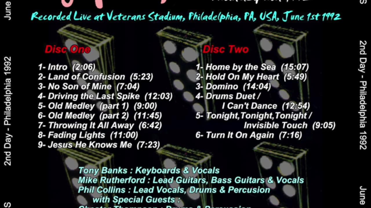 Genesis - Live - 1992.06.01 - Philadephia, PA - Second Night
