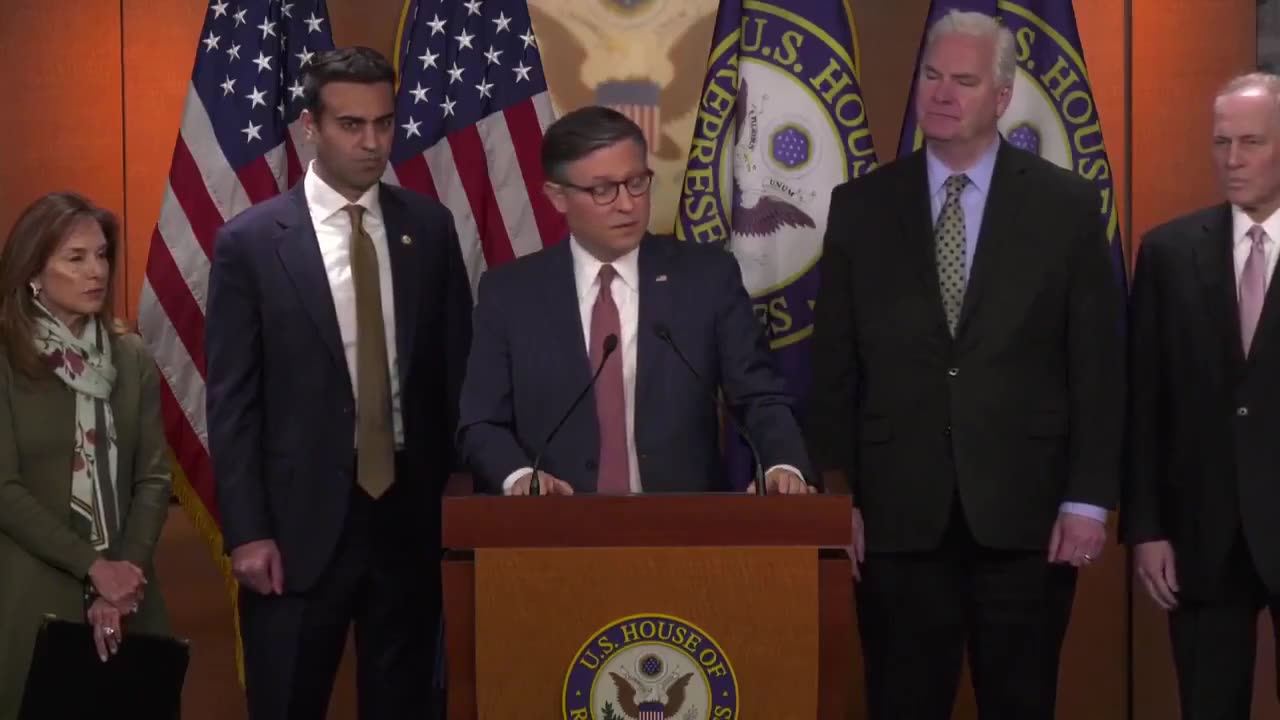 🔥 SPEAKER MIKE JOHNSON: The Democrats have now latched onto a new shiny object called the 'rule of law.'