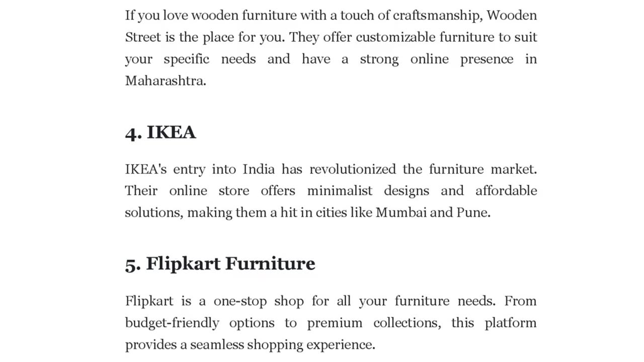 A trusted destination for online furniture stores in Maharashtra, TREZURECASA