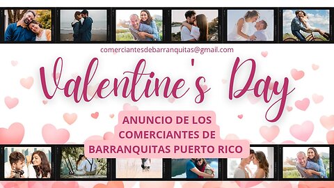 FELIZ DÍA DE SAN VALENTÍN! ANUNCIOS DE COMERCIANTES DE BARRANQUITAS