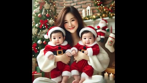 The girl and cute baby 😍
