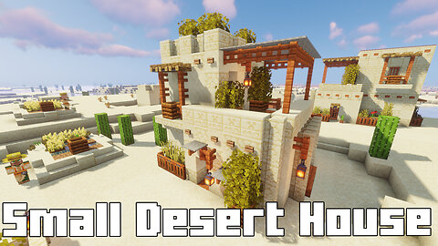 Minecraft Small Desert House Refurbished - Compact Oasis Makeover