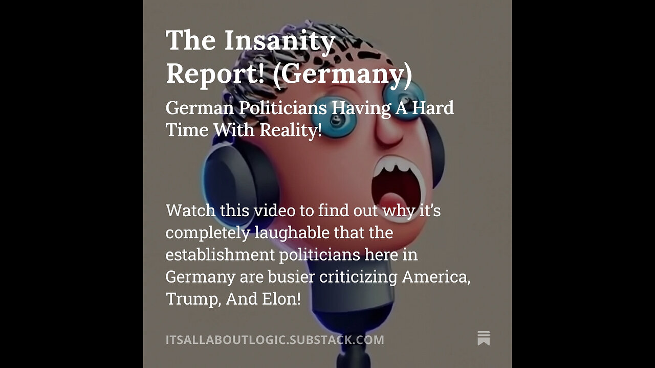 German Politicians Having A Hard Time With Reality!