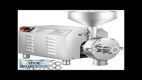 VEVOR Soybean Grinder Commercial Grinding Machine for Spices 3000W Corn Mill Grinder Review