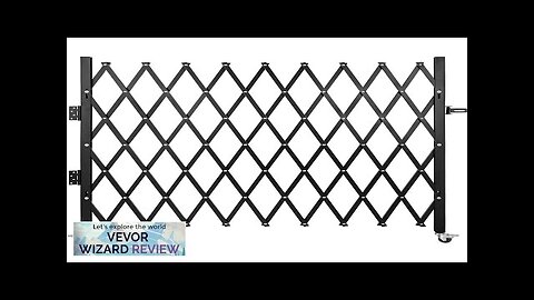 VEVOR Single Folding Security Gate 7.1' H x 7.1' W （85 x Review