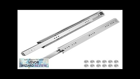 VEVOR Heavy Duty Drawer Slides 2PCS Drawer Slides 24" Locking Drawer Slides Review