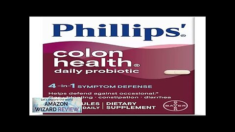 Phillips' Colon Health Daily Probiotic Capsules 4-in-1 Symptom Defense to help defend Review