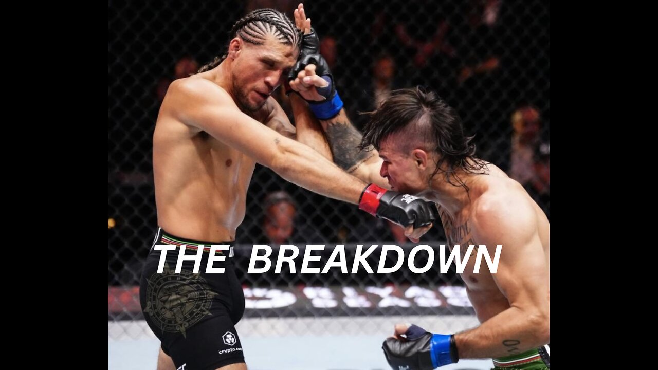 DIEGO LOPES VS BRIAN ORTEGA BREAKDOWN