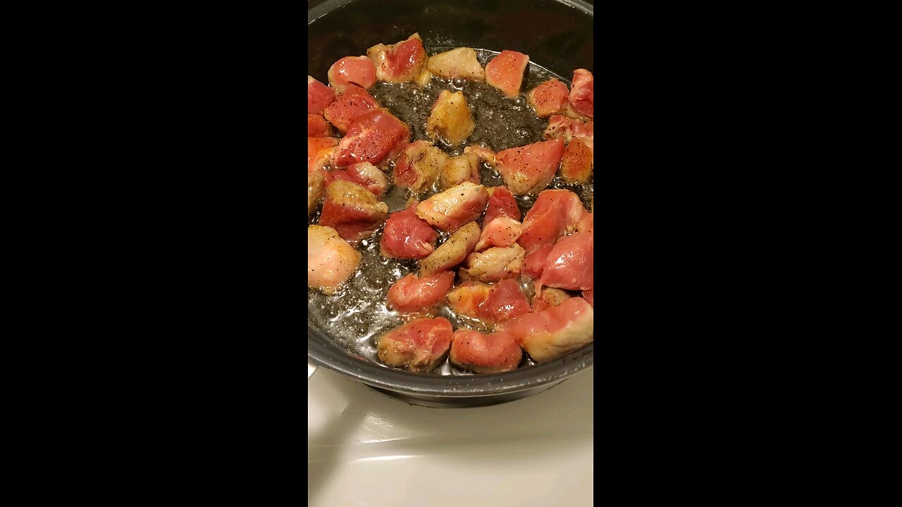 Making dinner