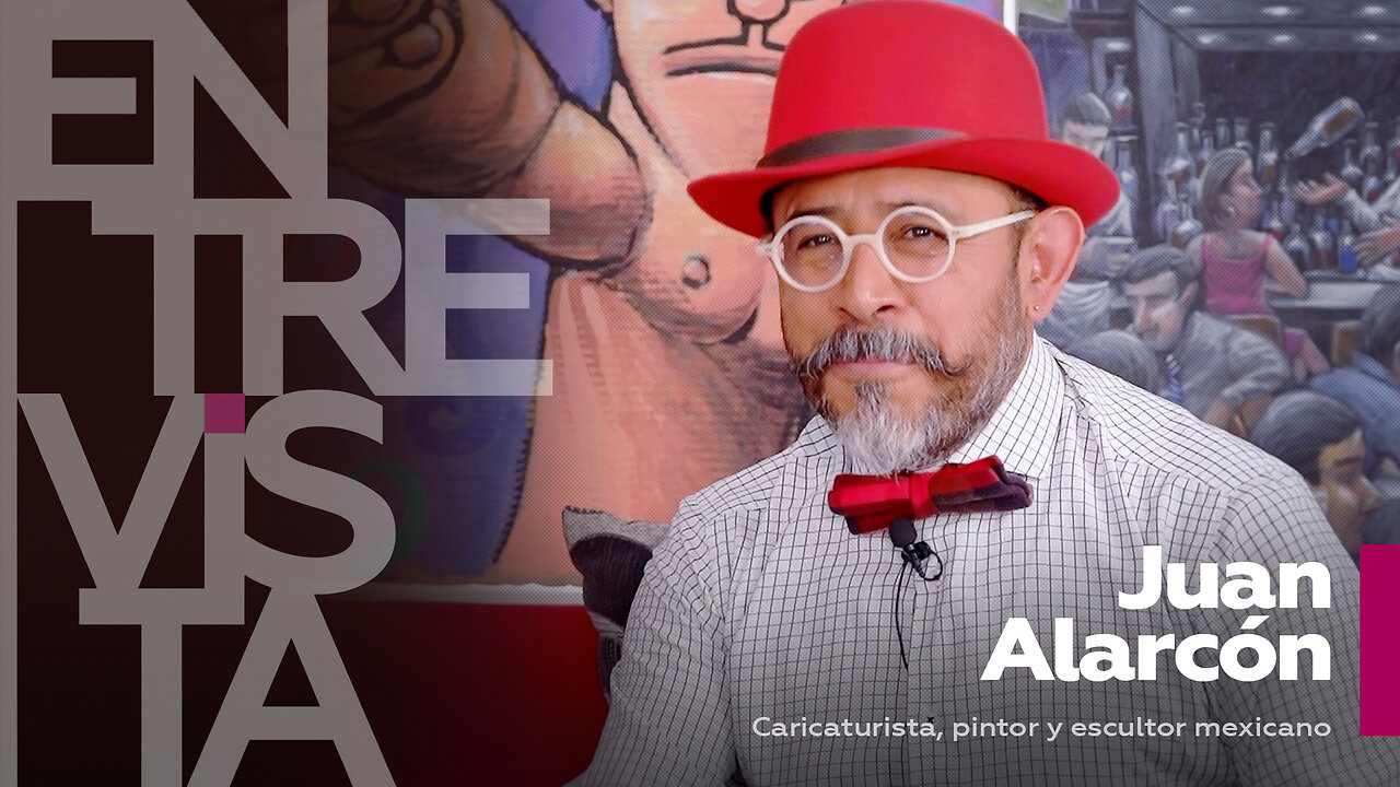 Juan Alarcón, caricaturista, pintor y escultor mexicano