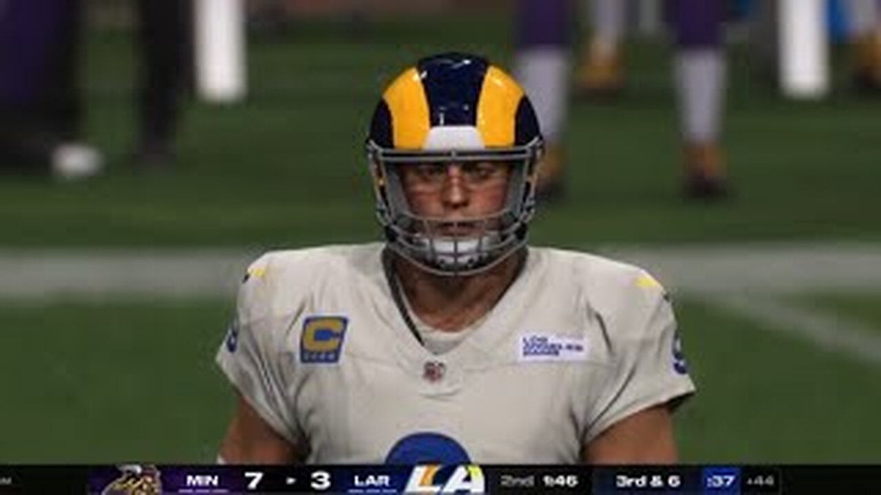 EA SPORTS MADDEN 25 WILD CARD MONDAY MINNESOTA VIKINGS VS LOS ANGELES RAMS.