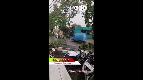 #Indonesia #EastJava #Tornado #Sidoarjo #Surabaya #destruction #anomaly #climatecrisis #weather