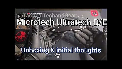 Microtech Ultratech D/E Satin - unboxing and initial thoughts