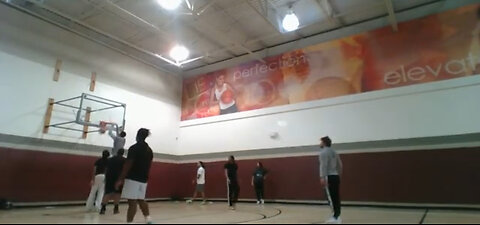 Powerlifter Hoops at Milford LA Fitness