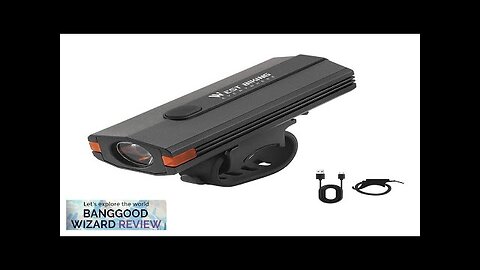 WEST BIKING 1500mAh Battery Bike Headlight 400 Brightness Type-C Waterproof 4 Light Review