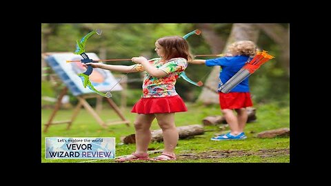 VEVOR Bow and Arrow Set for Kids 2 Pack LED Light Review