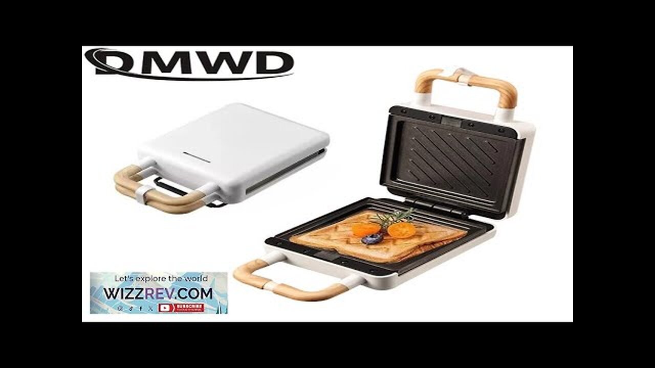 DMWD Multifunctional Sandwich Machine Electric Frying Pan Breakfast Light Food Waffle Maker Review