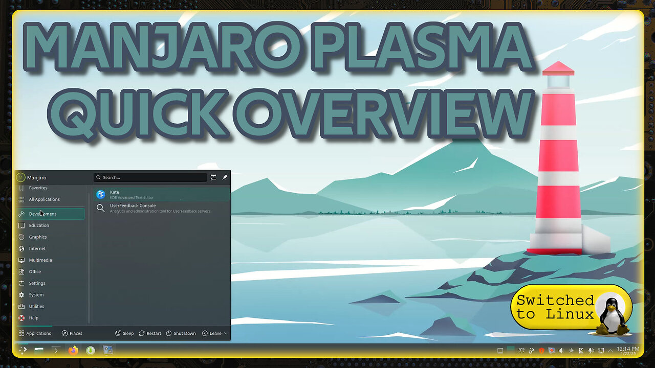 Manjaro Plasma Overview