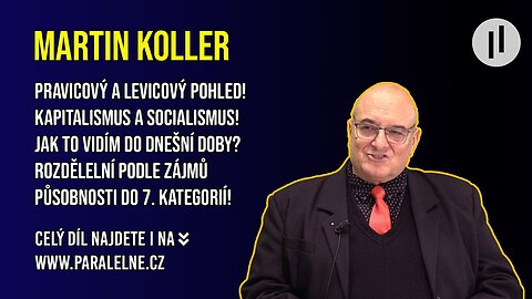 Martin Koller - Pravice a levice - třídění do 7. kategorií dle zájmů! Jaký je váš názor?