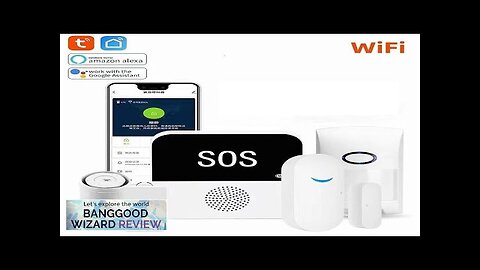 Tuya WiFi Smart Home Alarm System Security Protection Kit Wireless APP Remote Review