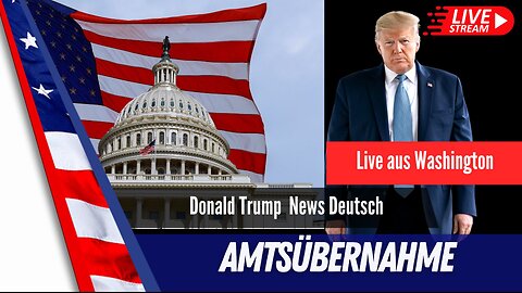 Übersetzung Deutsch LIVE - Donald J. Trump - Amtsübernahme des 47. Präsidenten der USA