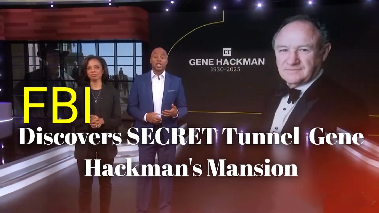 FBI Discovers Secret Tunnel Under Gene Hackman's Mansion | RayderMediaTV