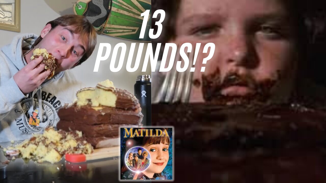 BIGGEST CHOCOLATE CAKE EVER (from the movie Matilda)