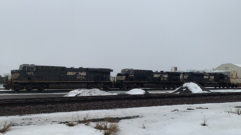 Triple Norfolk Southern Train at Northeast Pa