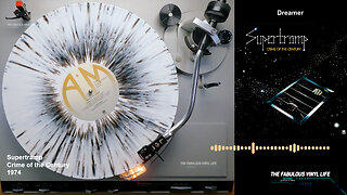 Supertramp ) Crime of the Century ) 1974 (White Vinyl with Cosmic Black Splatter 2019)