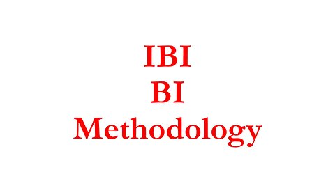 IBI002 - IBI BI Methodology Presentation